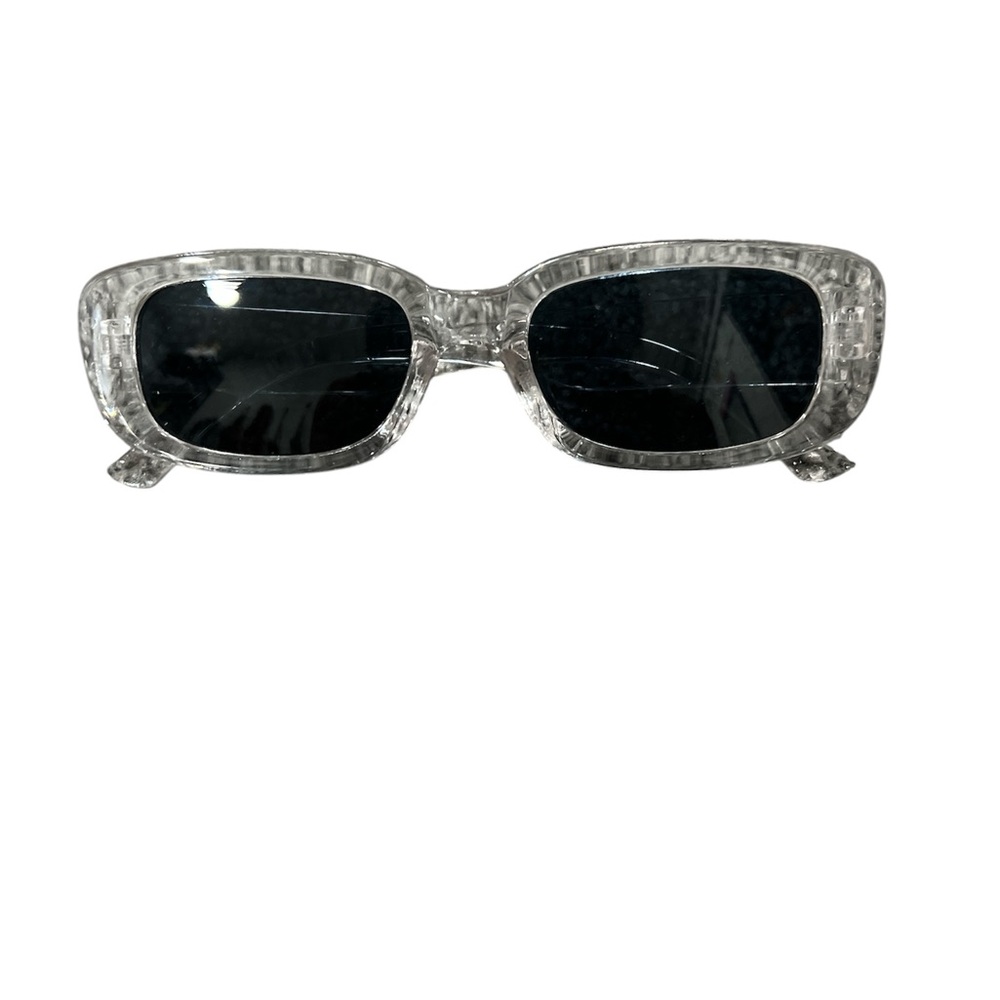 Stylish Black and Clear Sunglasses
